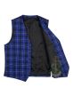 American Patriot Tartan Waistcoat Vest 