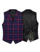Clemson University Tartan Waistcoat Vest 
