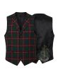 Crawford Modern Tartan Waistcoat Vest 