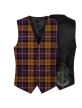 Dutch Modern Tartan Waistcoat Vest 