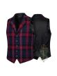 Evans Welsh Tartan Waistcoat Vest 