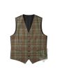 Fraser Weathered Tartan Waistcoat Vest 