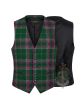 Gray Hunting Tartan Waistcoat Vest 