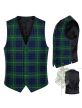 Hamilton Green Hunting Tartan Waistcoat Vest 