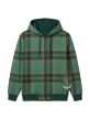 Ireland Green Tartan Hoodie