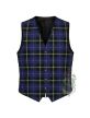Italian Tartan Waistcoat Vest 