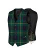 Johnstone Modern Tartan Waistcoat Vest 