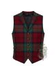 MacQuarrie Muted Tartan Waistcoat Vest 