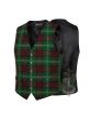 Martin Modern Tartan Waistcoat Vest 