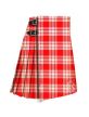 Menzies Red White Modern Tartan Kilt 