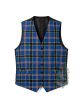 Oklahoma State Tartan Waistcoat Vest 