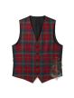 Robertson Red Tartan Waistcoat Vest 