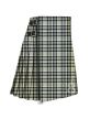 Scott Black White Modern Tartan Kilt