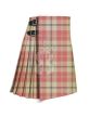 Scottish Ailsa Pink Tartan Traditional 8 Yard Kilt 