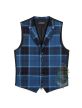 US Navy Tartan Waistcoat Vest 