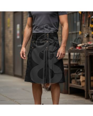 Black Tactical Utility Kilt