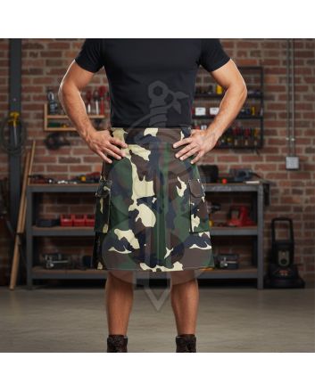 Army US Camo Tactical Utility Kilt