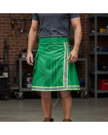 Fire Fighter Green Utility Kilt