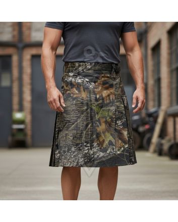 Jungle Camouflage Gothic Utility Kilt