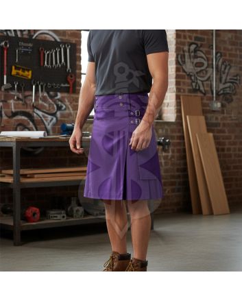 Purple Utility Kilt 