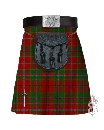 All Ireland Red Tartan Traditional 8 Yard Kilt