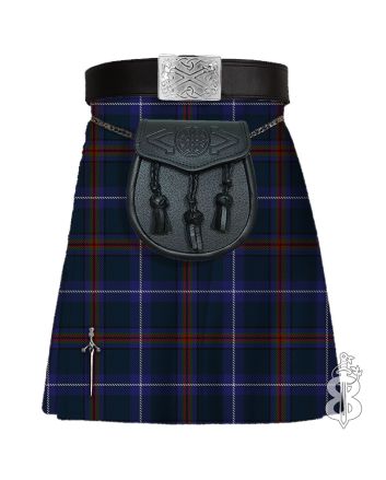 American National Tartan Traditional 8 Yard Kilt