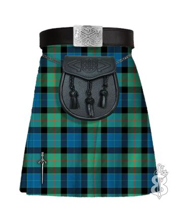 Ancient Gunn Tartan Traditional 8 Yard Kilt