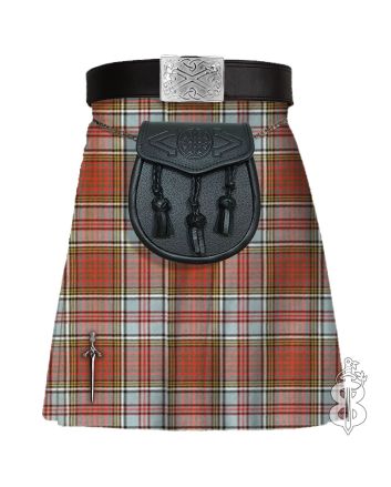Anderson Weathered Tartan Traditional 8 Yard Kilt