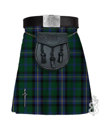 Bain Tartan Traditional 8 Yard Kilt