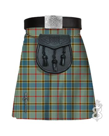 Balfour Blue Tartan Traditional 8 Yard Kilt