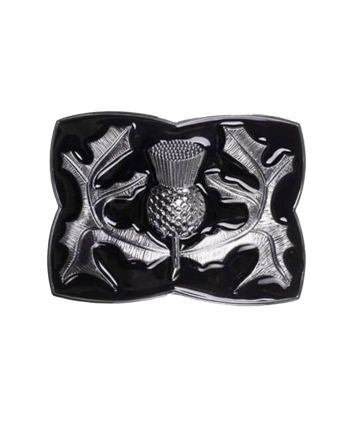 Black Celtic Kilt Buckle