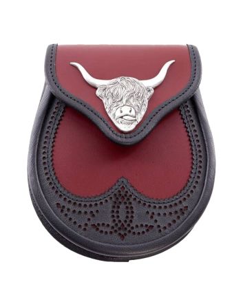 Black Matt Highland Semi Dress Sporran