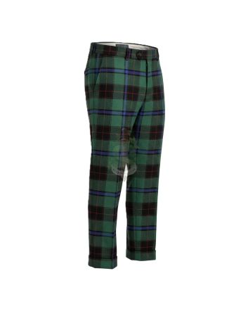 Black Thistle Tartan Trousers