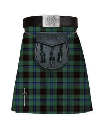 Black Thistle Tartan Traditional Kilt