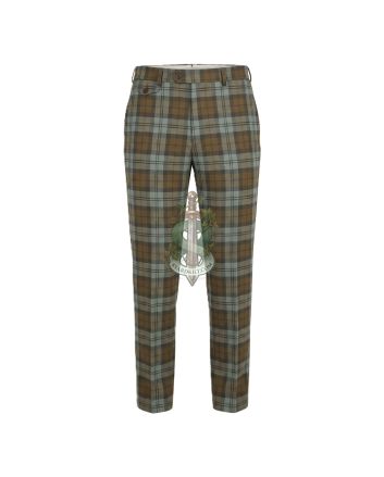 Black Watch Weathered Tartan Trousers