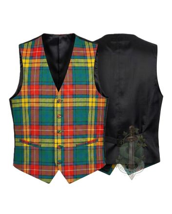 Buchanan Ancient Tartan Waistcoat Vest 