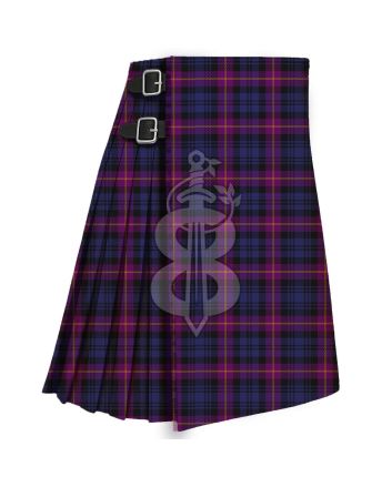 Clemson University Tartan Traditional 8 Yard Kilt
