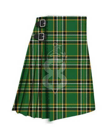Dark Irish Tartan Traditional 8 Yard Kilt