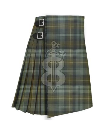 Gordon Weathered Tartan Traditional 8 Yard Kilt