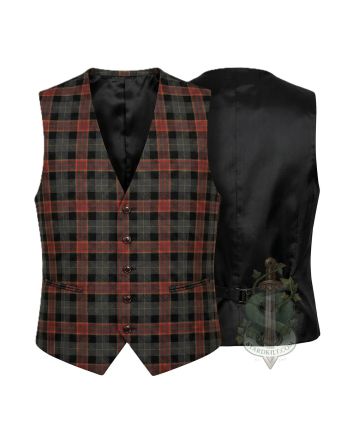 Boyd Modern Tartan Waistcoat Vest 