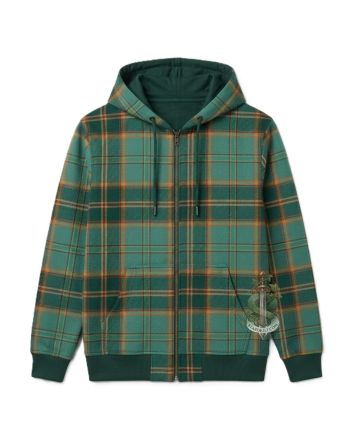 Ireland Green Tartan Hoodie