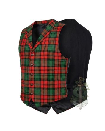 kerr Ancient Tartan Waistcoat Vest 