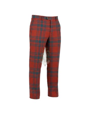 Kyle Blue Tartan Trousers