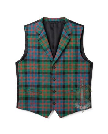 Macdonald Ancient Tartan Waistcoat Vest 