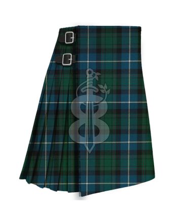 Macrae Ancient Tartan Traditional 8 Yard Kilt