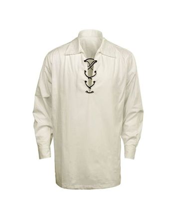 White Full Sleeve Ghillie Shirt