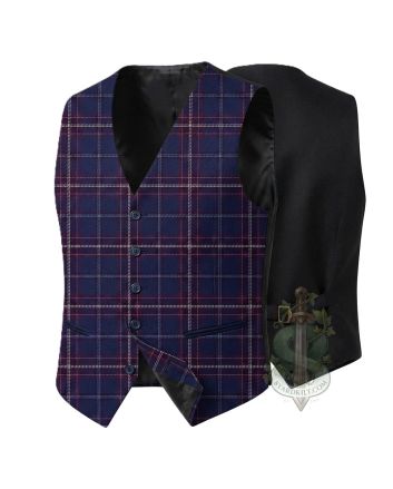 Boyd Modern Tartan Waistcoat Vest 