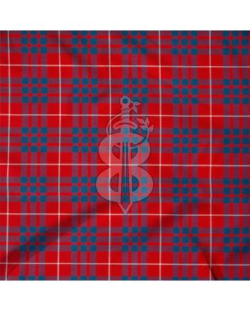 Red Hamilton Modern Tartan Traditional 8 Yard Kilt