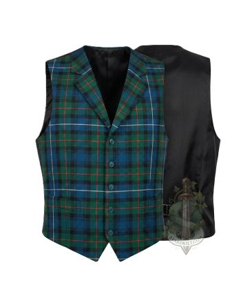 Boyd Modern Tartan Waistcoat Vest 