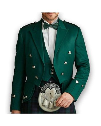 Scottish Green Prince Charlie Jacket